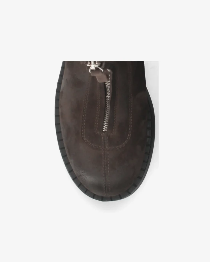 Stivaletti Platform in Pelle Scamosciata Testa di Moro Premiata Donna art. M7144, foto 6 di 6