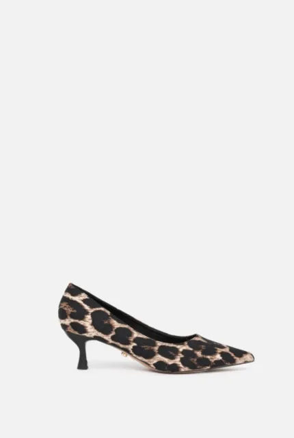 Decolletè Twentyfourhaitch In Tessuto Maculato H 6 cm art. Levara Animalier