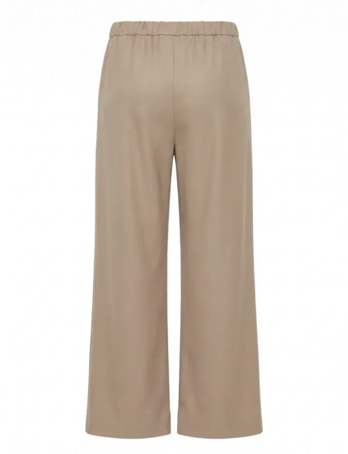 Pantalone 'S MaxMara in lana stretch Albino Naturale Art. FLORIA, foto 2 di 2