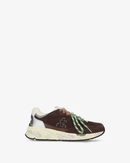 Sneakers Premiata Donna in Camoscio Testa di Moro art. Mased 8596L