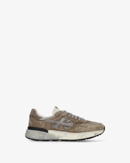 Sneakers Premiata Uomo in Camoscio Tortora art. Mick 0.1 8437