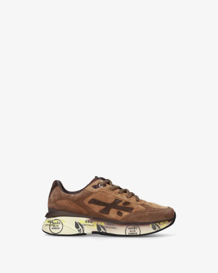 Sneakers Premiata Uomo in Camoscio Cuoio art. Moerun 8539, foto 1 di 5