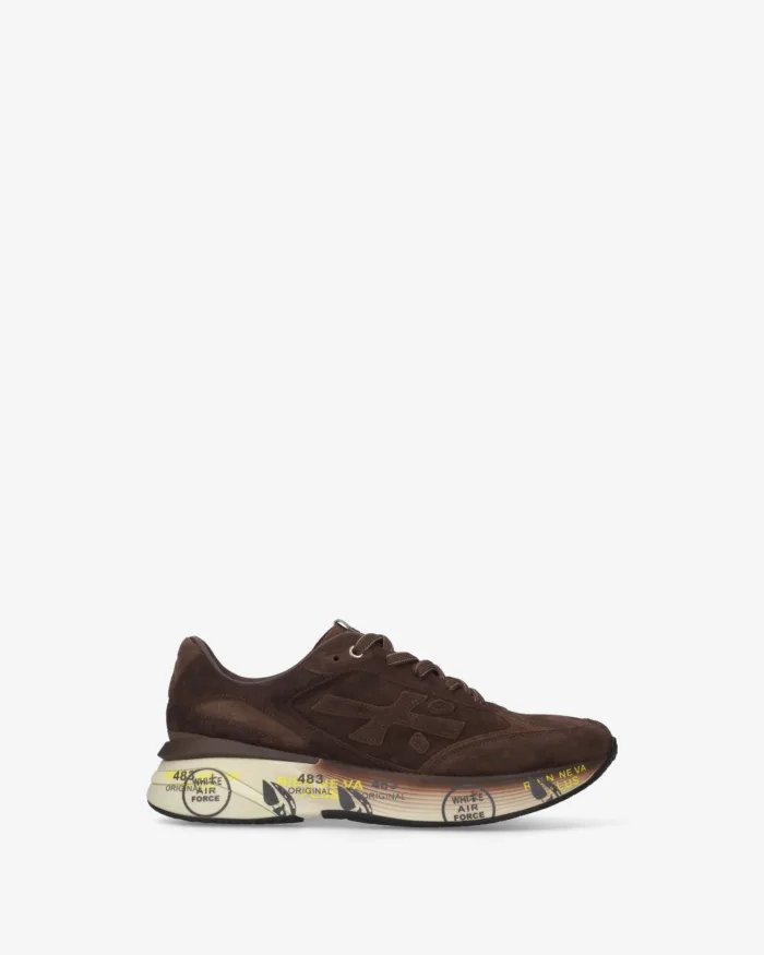 Sneakers Premiata Uomo in Camoscio Testa di Moro art. Moerun 8636, foto 1 di 4