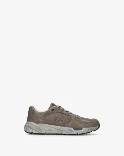 Sneakers Premiata Uomo Tomaia in Pelle Tortora art.  Mase25 8419