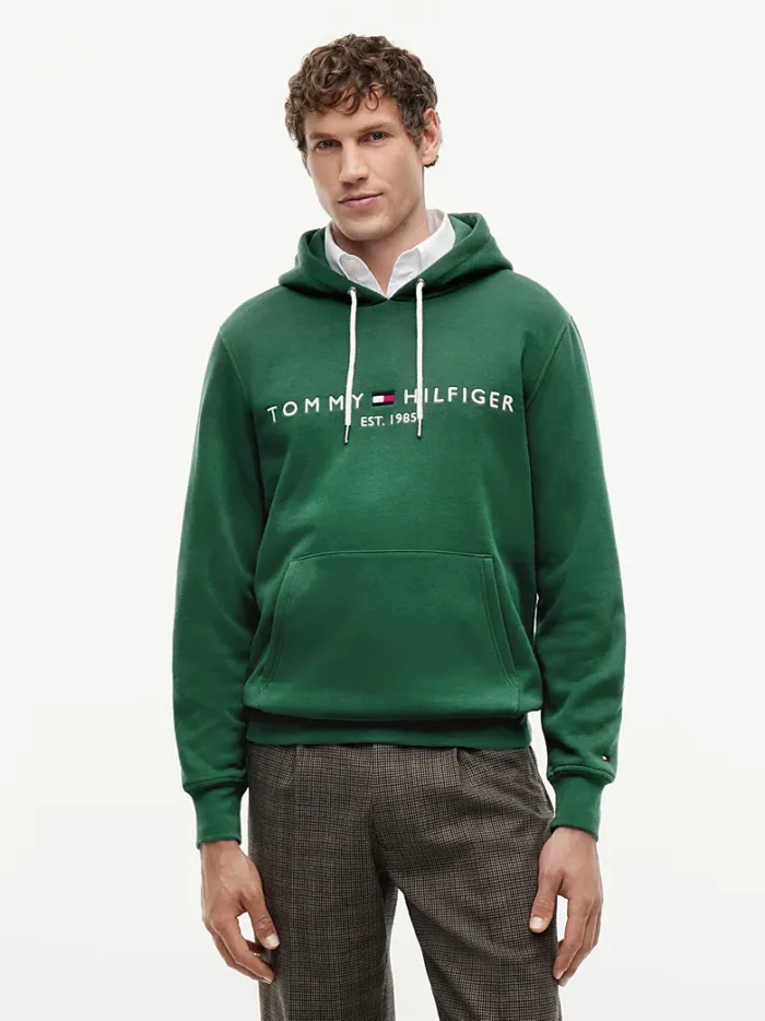 Felpa con Cappuccio Uomo Tommy Hilfiger Logo Hoody art. MW0MW11599 L2N, foto 2 di 2