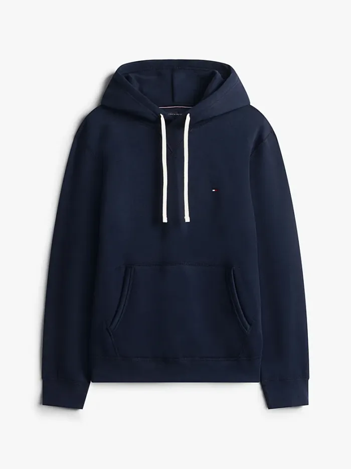 Felpa Blu con Cappuccio e Lacci Uomo Tommy Hilfiger con Logo art. MW0MW37230 DW5, foto 1 di 2