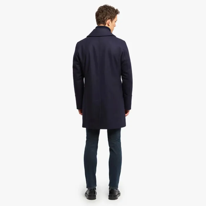 Cappotto Doppiopetto Longuette Peacoat Sealup Genova Padded Blu art. 50092 Col. 91, foto 4 di 4