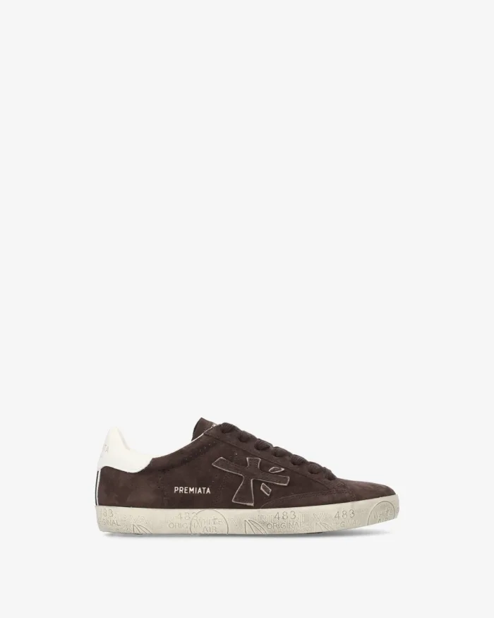Sneakers Premiata Donna in Camoscio Testa di Moro art. Stevend 7897, foto 1 di 5