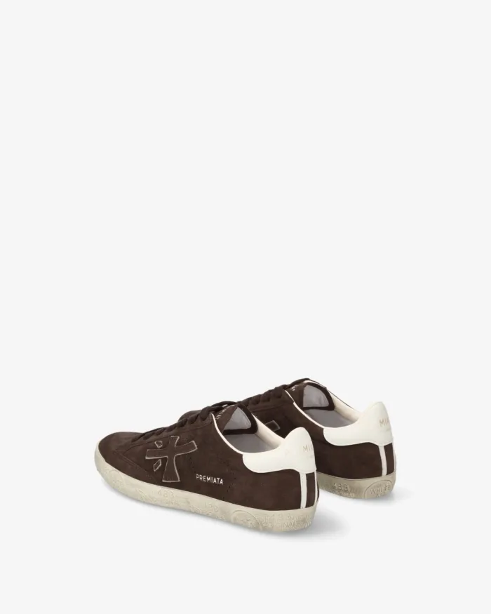Sneakers Premiata Donna in Camoscio Testa di Moro art. Stevend 7897, foto 5 di 5