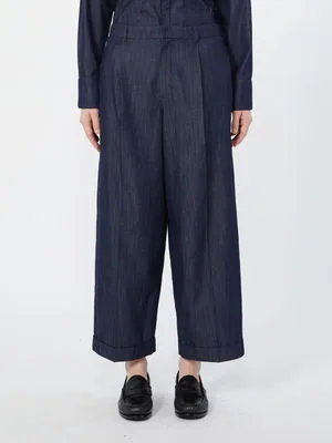 Pantalone in denim 'S MaxMara Blu notte Art. MARTE