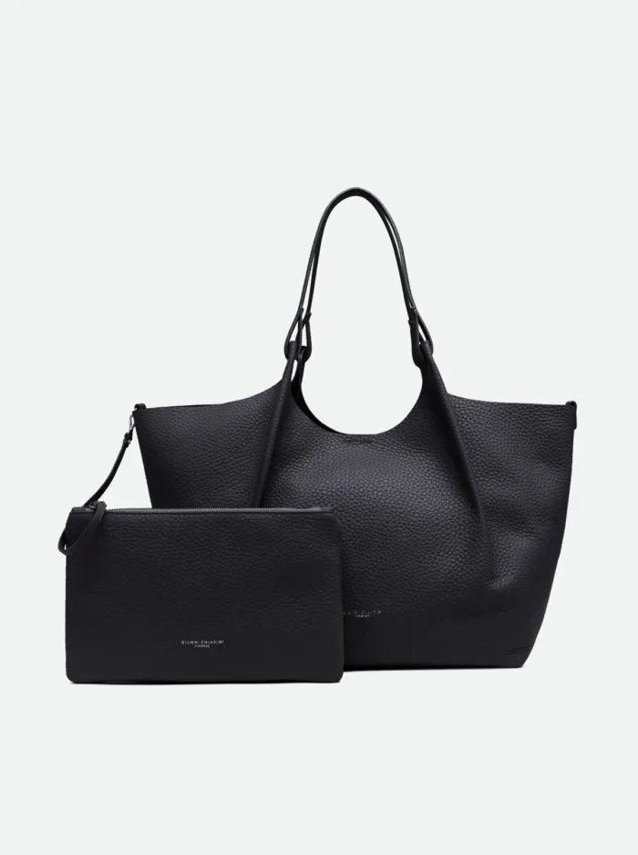 Borsa a Spalla Grande Gianni Chiarini In Pelle Blu art. Dua Notturno, foto 4 di 4