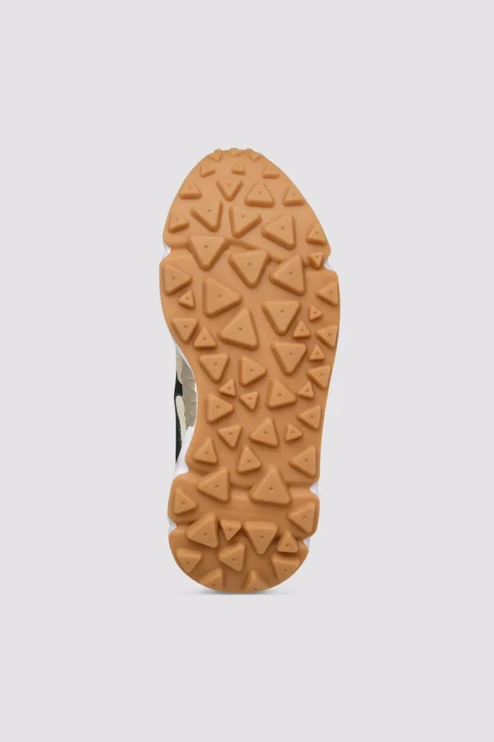 Sneakers Flower Mountain Donna in Camoscio Beige e Nylon Malva Dettagli Viola art. Yamano 3 Uni 1E98 Cream Brown Copper, foto 5 di 5