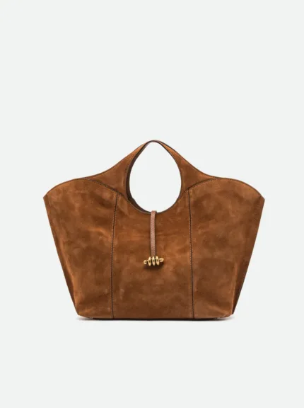 Borsa a a Mano con Tracolla Gianni Chiarini In Camoscio Cognac art. Infinity Cognac