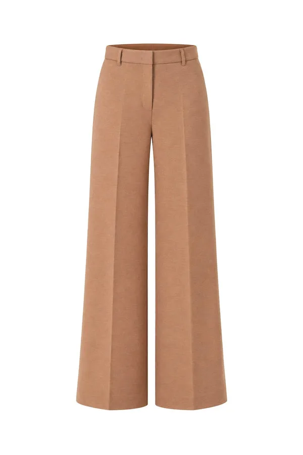 Pantalone 'S Max Mara in jersey Cammello Art. EUFORIA, foto 1 di 3