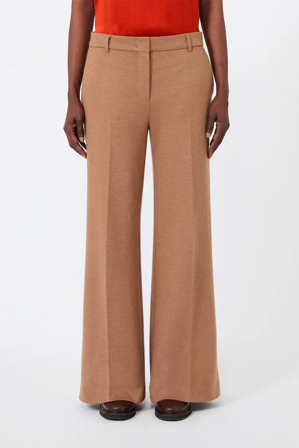 Pantalone 'S Max Mara in jersey Cammello Art. EUFORIA, foto 2 di 3