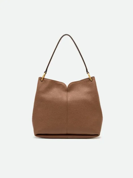Borsa a Spalla Grande con Tracolla Gianni Chiarini In Pelle Cuoio art. Sandra Noce