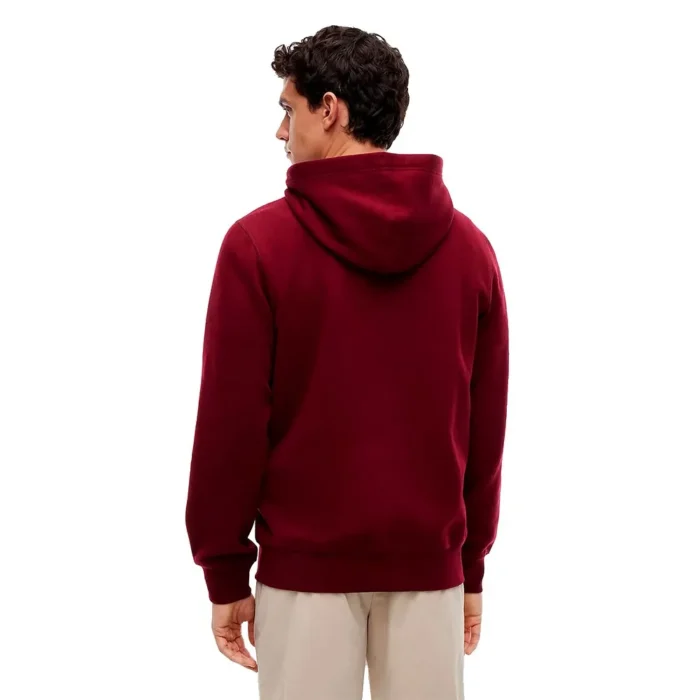 Felpa in Tessuto Bordeaux con Cappuccio e Lacci Uomo Tommy Hilfiger con Logo art. MW0MW39997 VLP, foto 3 di 3