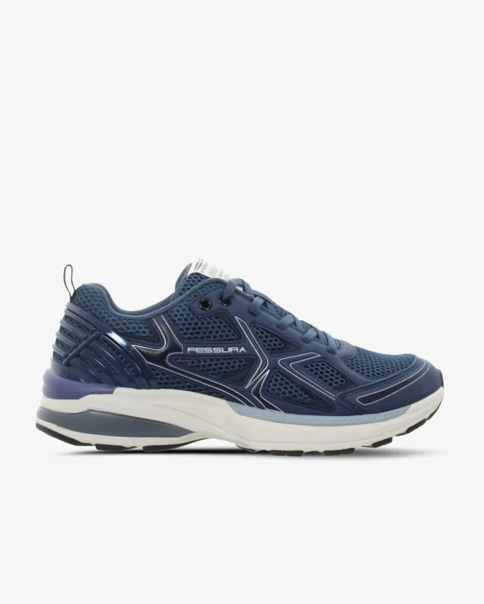 Sneakers Fessura Uomo In Flyknit Traforato Blu art. Shoes City 01, foto 1 di 5