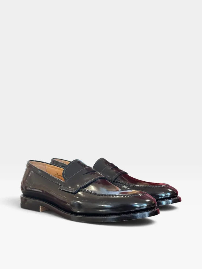Mocassino Premiata Uomo in Pelle Spazzolata Nera art. 32507 Lymar Nero, foto 2 di 4