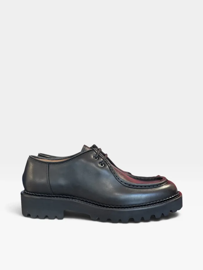 Derby Ingegnere Premiata Uomo in Pelle Nera Fondo Commander Ultralight art. Ripon Elba Nero, foto 1 di 4