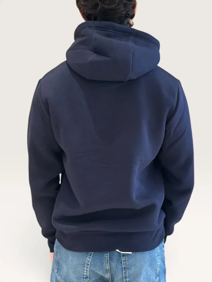 Felpa Uomo Tommy Hilfiger con cappuccio e logo ricamato Blu cod. MW0MW44937 DW5, foto 4 di 4