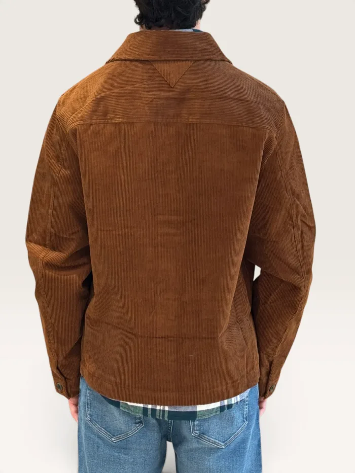 Giacca Uomo Tommy Hilfiger in Velluto a coste color Cognac cod. MW0MW44615 0HD, foto 3 di 3