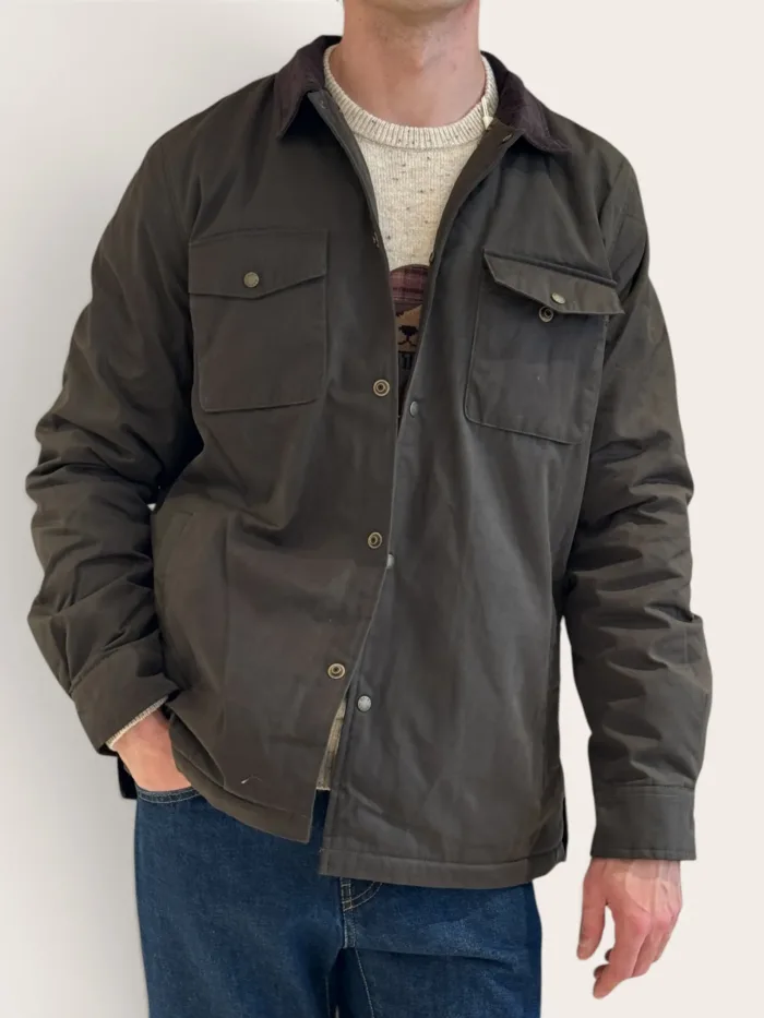Field Jacket Uomo Mc2 Saint Barth In Cotone Cerato Verde art. Bexley Wax 52 Military, foto 1 di 1