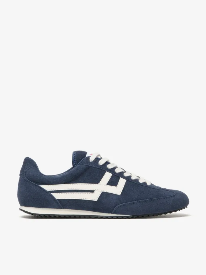 Sneakers PRO-KEDS 1949 Uomo In Camoscio Blu e Avorio art. Racer 77 Blue/Ivory, foto 1 di 5