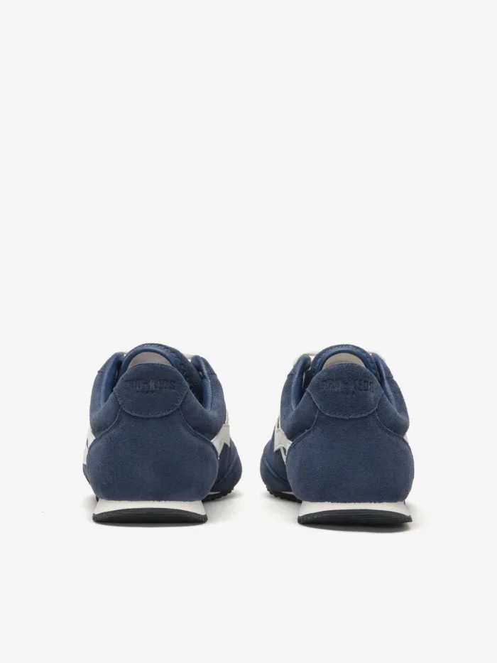Sneakers PRO-KEDS 1949 Uomo In Camoscio Blu e Avorio art. Racer 77 Blue/Ivory, foto 5 di 5