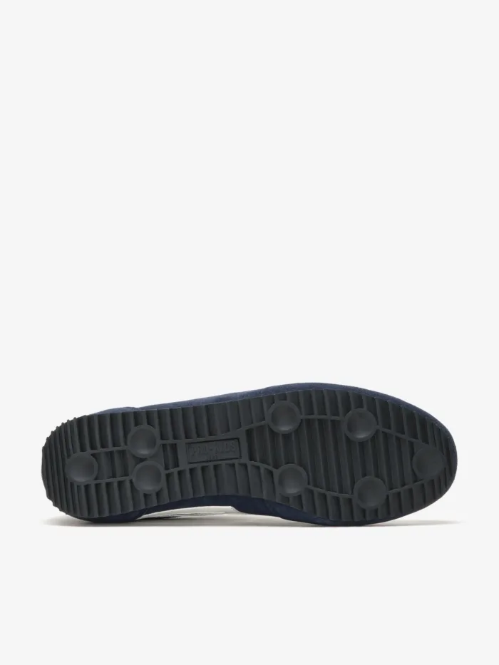 Sneakers PRO-KEDS 1949 Uomo In Camoscio Blu e Avorio art. Racer 77 Blue/Ivory, foto 4 di 5