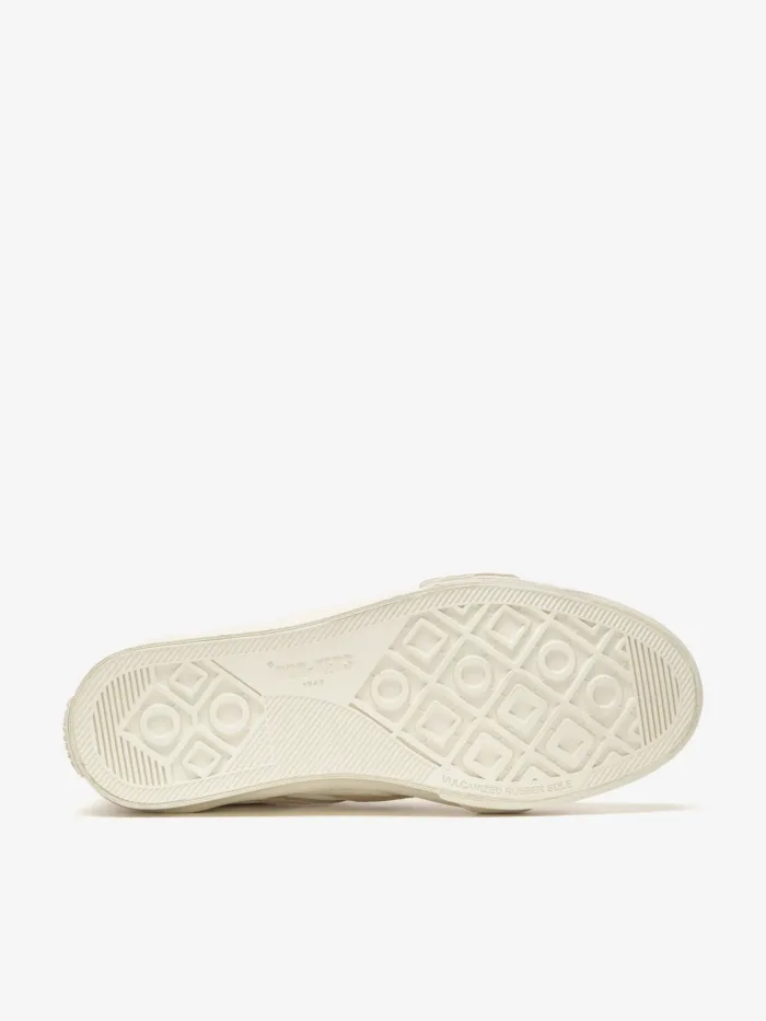 Sneakers PRO-KEDS 1949 Donna In Pelle Bianca e Beige art. Royal Classic Cream/Beige, foto 4 di 5