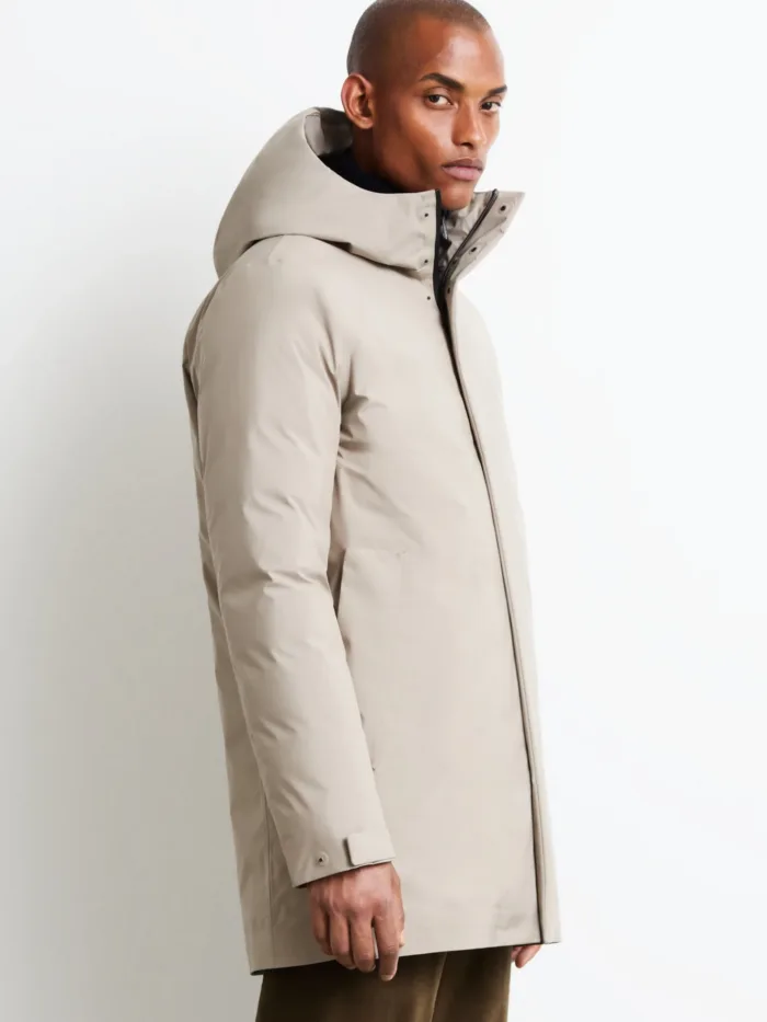Giubbino Tre Quarti Uomo RRD Sing Floating Parka Jacket Beige Sabbia Art. W26093 Col 87, foto 2 di 5