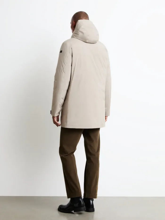 Giubbino Tre Quarti Uomo RRD Sing Floating Parka Jacket Beige Sabbia Art. W26093 Col 87, foto 4 di 5