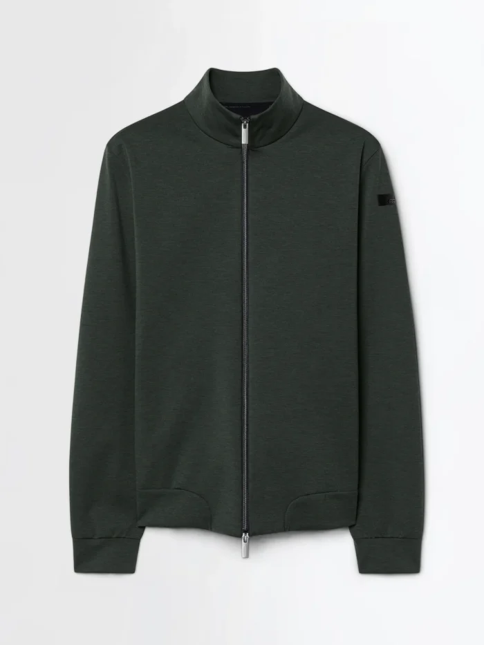 Felpa Uomo RRD Surflex Winter Light Zip Fleece Verde Art. W26171 Col 20M, foto 1 di 5