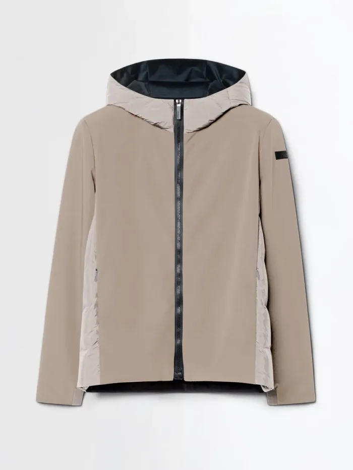 Giubbino Corto Uomo RRD Montecristo Thermo Duck Hood Zip Soft Jacket Beige Art. W26184 Col 87, foto 1 di 1