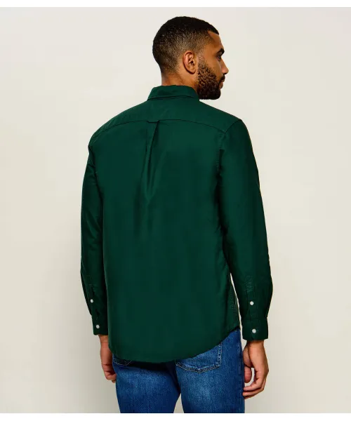 Camicia Uomo Tommy Hilfiger Flex regular fit in flanella Verde cod. MW0MW40469 L6K, foto 3 di 4